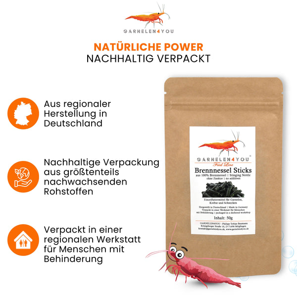 GARNELEN4YOU® Feed Line Einzelfuttermittel-Bundles | Pflanzliches Premium Garnelenfutter