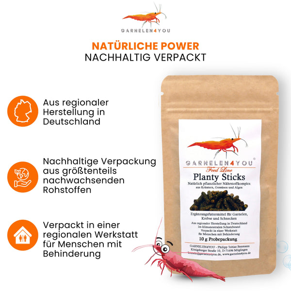 GARNELEN4YOU® Probeset Hauptfutter | Premium Garnelenfutter