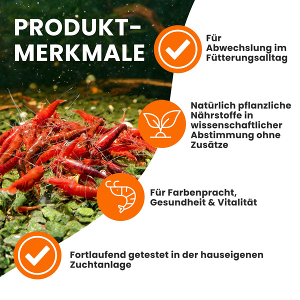 GARNELEN4YOU® Feed Line Einzelfuttermittel-Bundles | Pflanzliches Premium Garnelenfutter