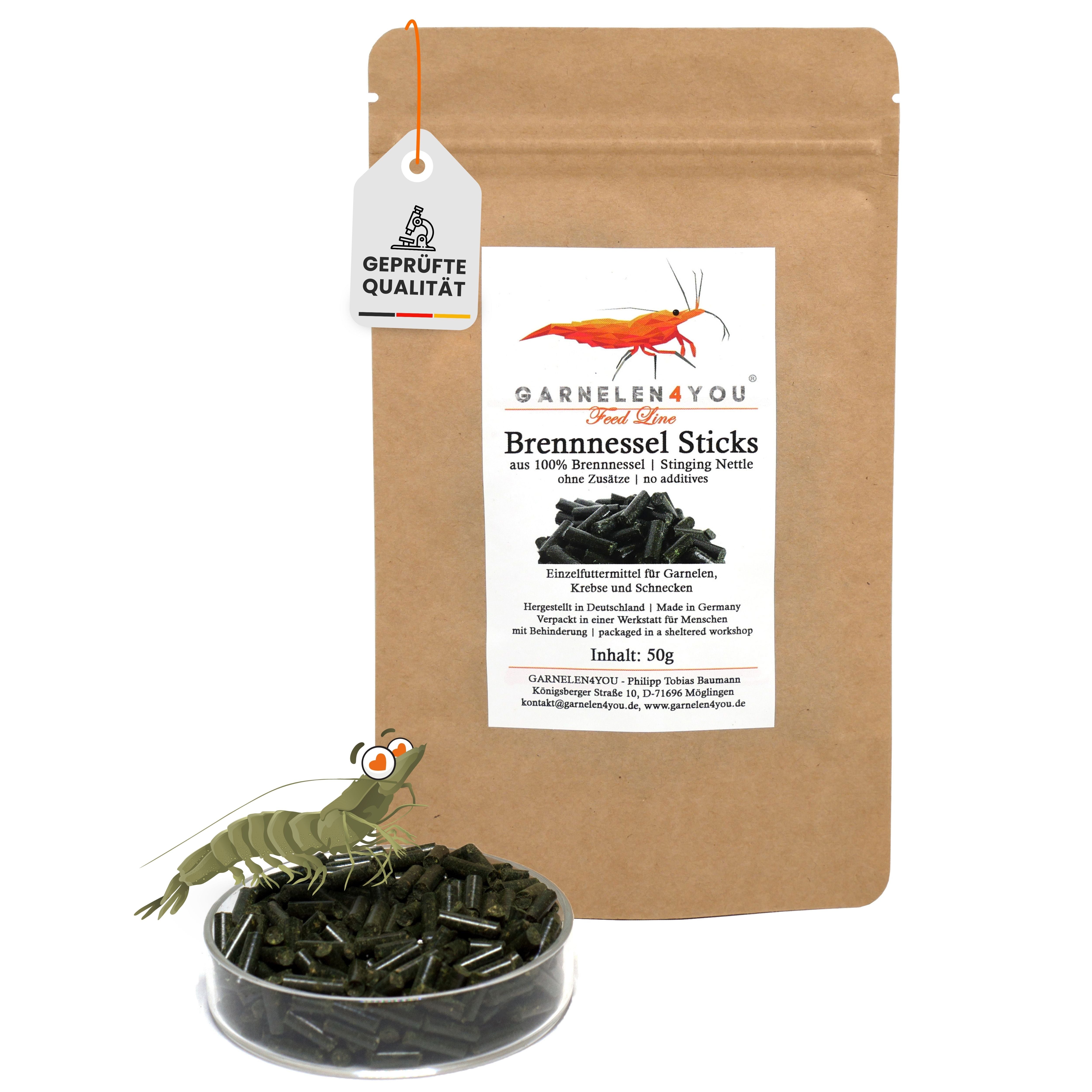 GARNELEN4YOU® Nettle Sticks