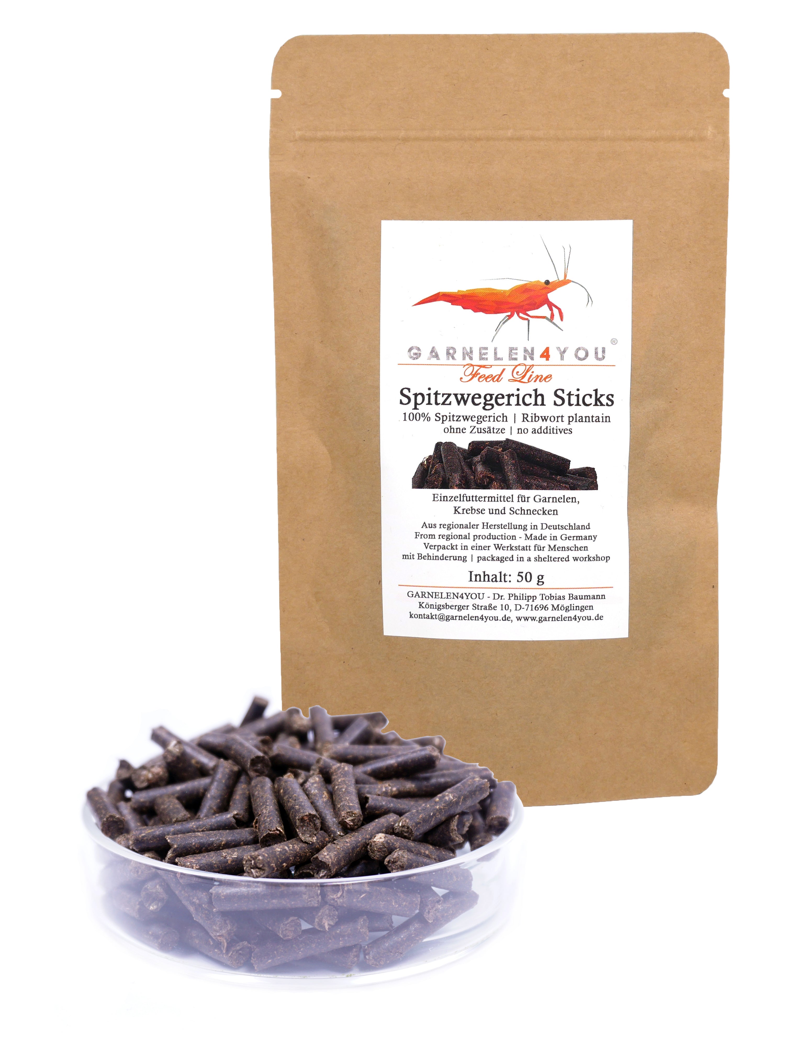 GARNELEN4YOU® Ribwort Plantain Sticks