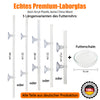 GARNELEN4YOU® Futterrohrset | mit Futterrohr und Futterschale aus Premium-Laborglas