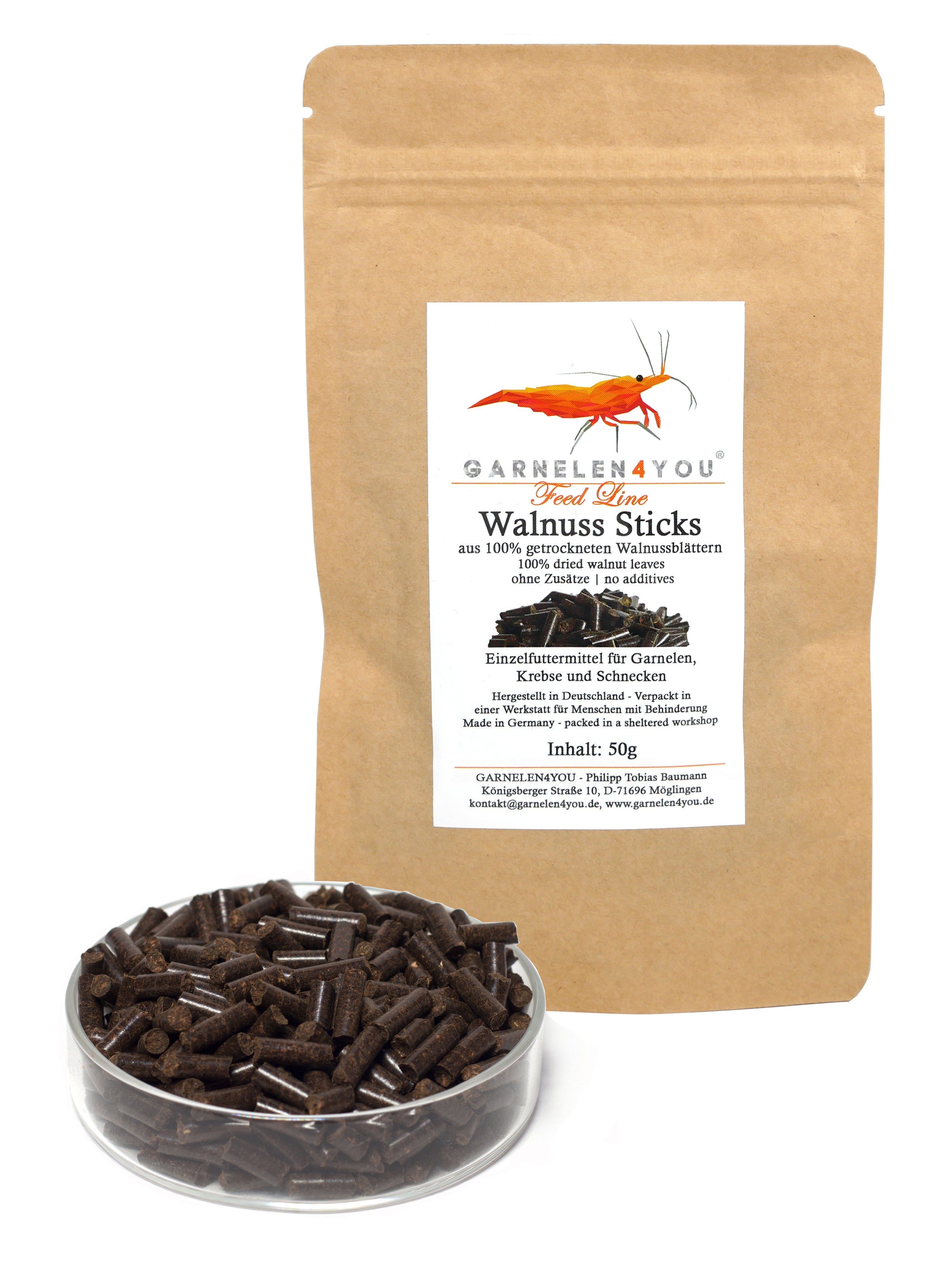 GARNELEN4YOU® Walnut Sticks